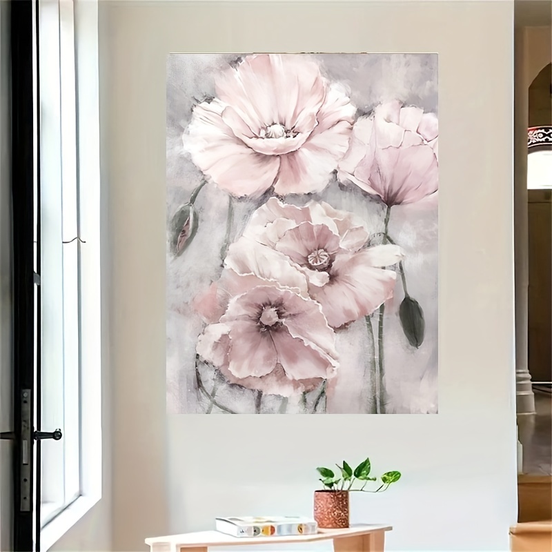 High Quality Printing Oil Painting, Flower Psinting, Large Size Peony  Flower Simple Modern Fashion Poster, Family Room Bar Cafe Study Art Wall  Decoration Poster, Home Decor Gift, Frameless - Temu