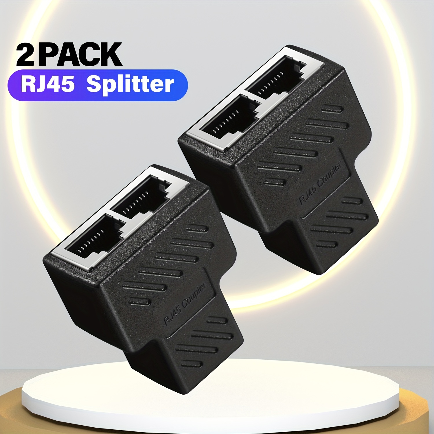 Coupleur Rj45 1 Mâle À 2 Femelle,Répartiteur Ethernet Rj45