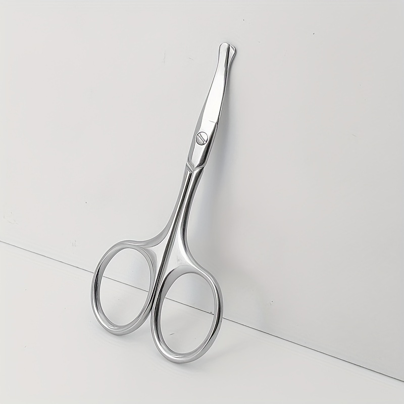 Facial Hair Scissors Neutral Stainless Steel Facial Hair - Temu