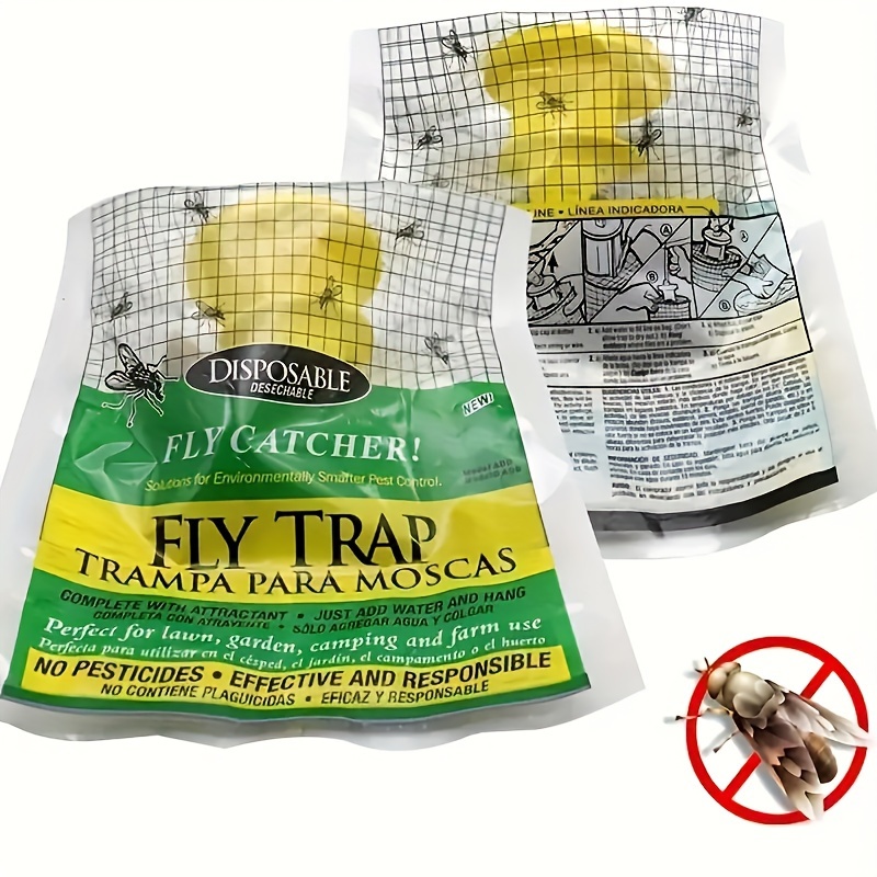 Drosophila Fly Catcher Trap Insect Bug Killer Hanging Flies Catching Bag  Summer Mosquito Fly Traps Outdoor Farm