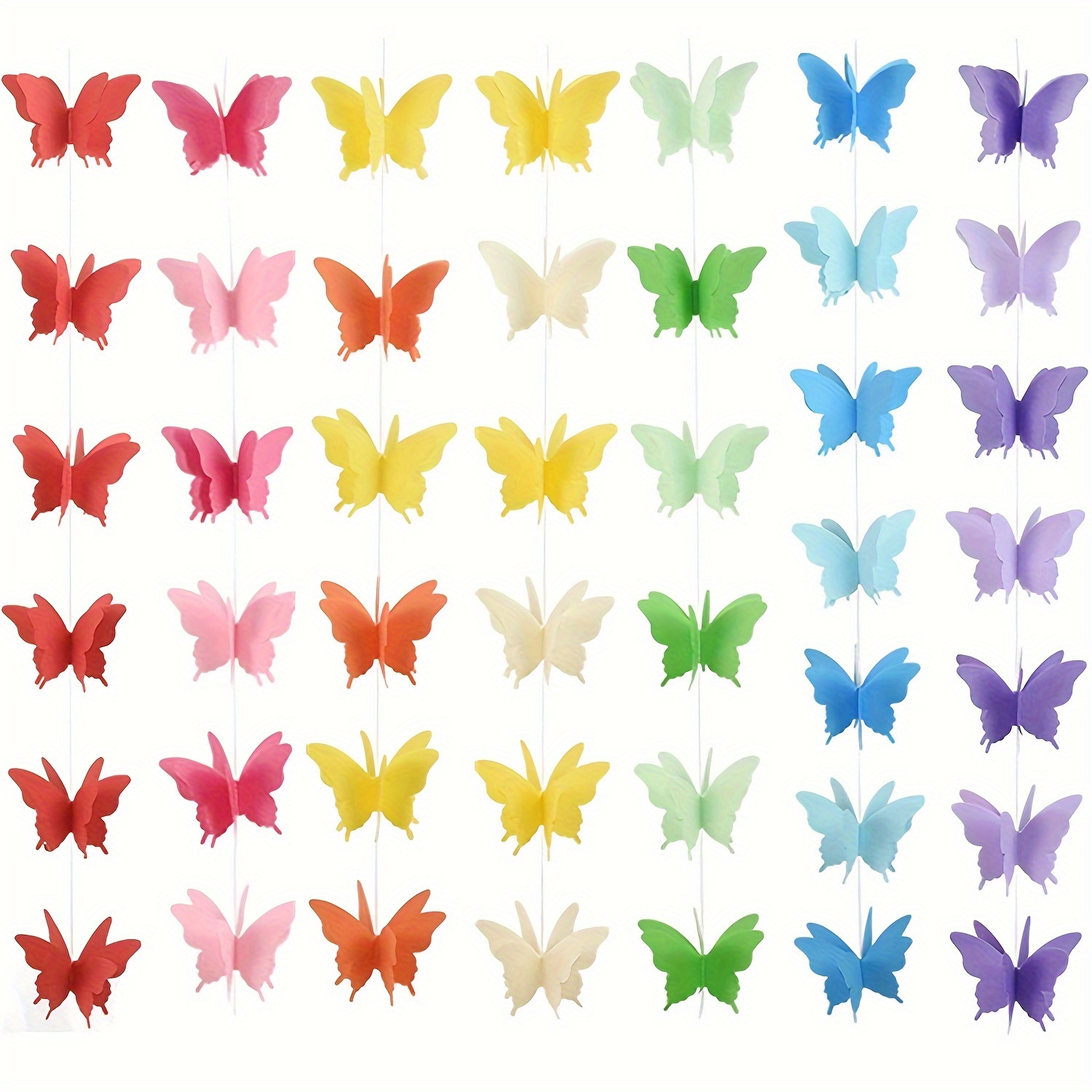 Carte anniversaire 15x15 grand papillon bleu 3d fait main - Un