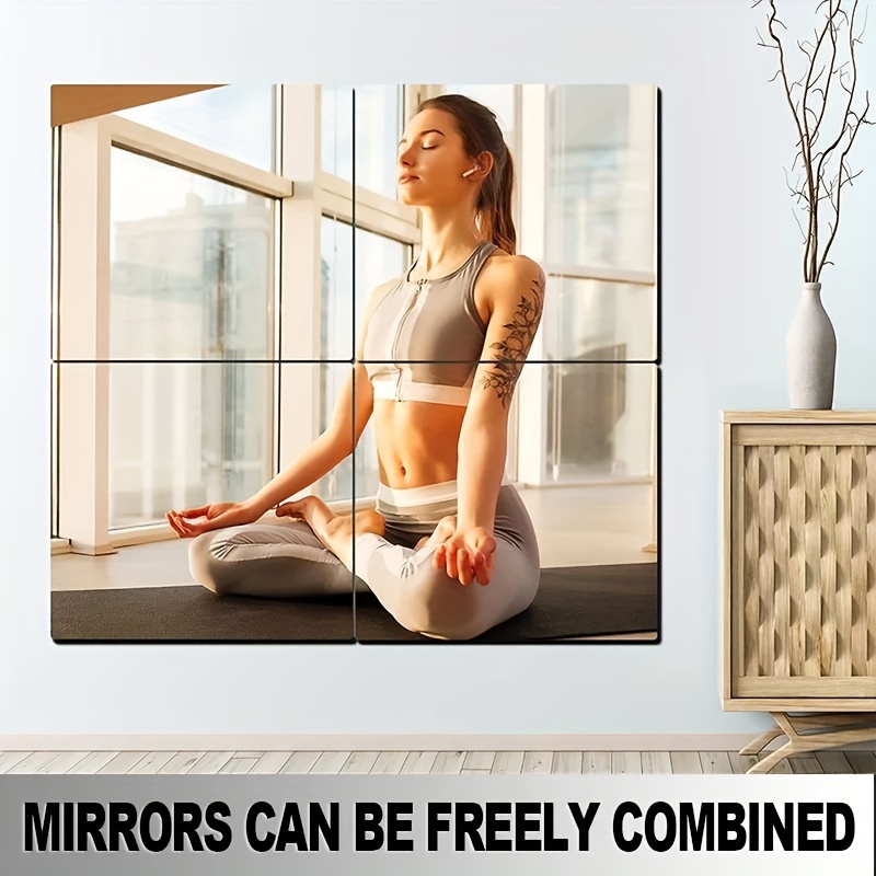 Wall mounted Soft Mirror Explosion proof Wall Mirror Sticker - Temu