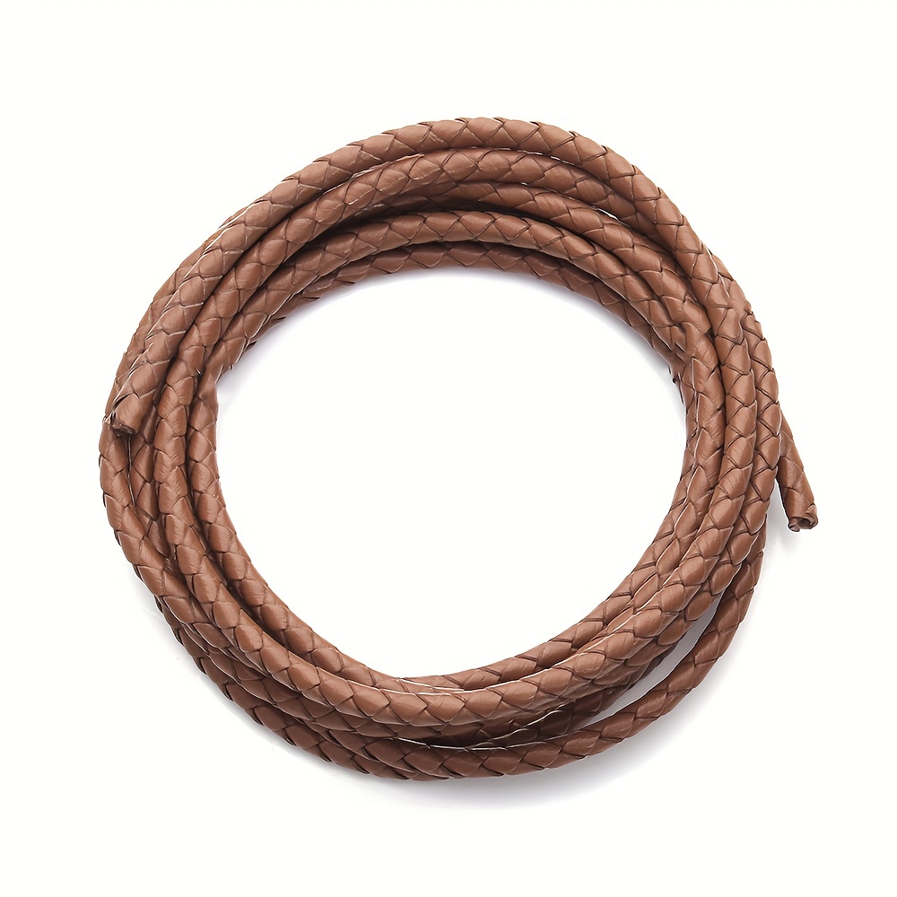 Leather Cording Distressed Brown 2mm