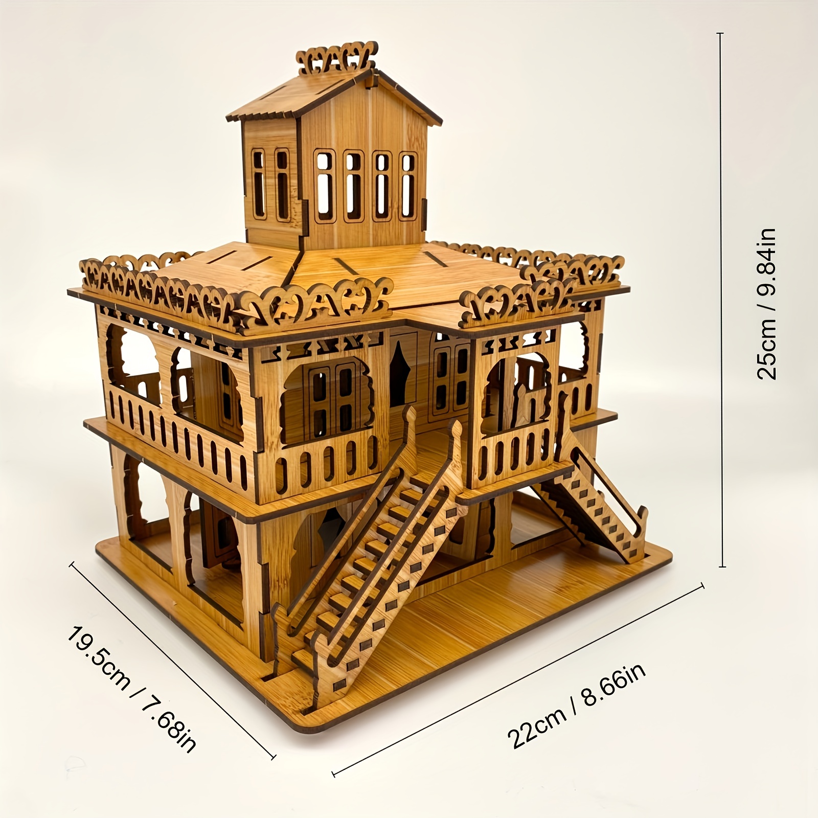 3D Puzzle for Adults Wooden Craft Kits for Teens DIY Construction Model  Kit✔️✓