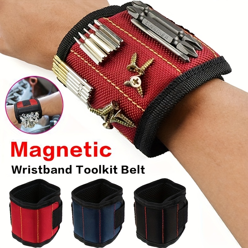 Bracelet aimant magnétique support outils vis clous en nylon rangement