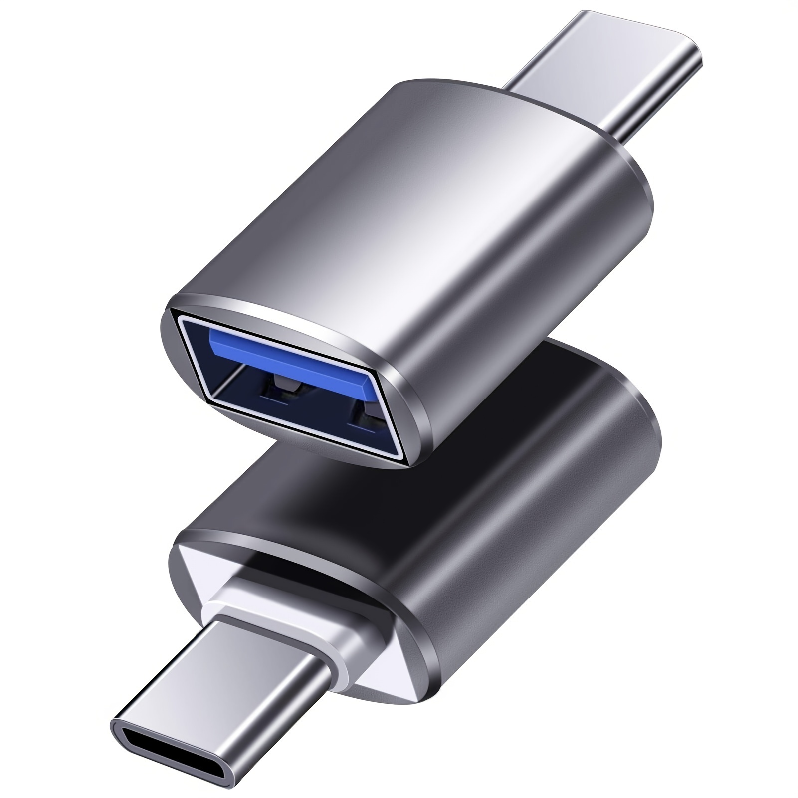 Adaptador USB C a USB 3.0 [paquete de 3], adaptador USB-C a USB, USB tipo C  a USB, adaptador Thunderbolt 3 a USB OTG cable para Macbook Pro/Air