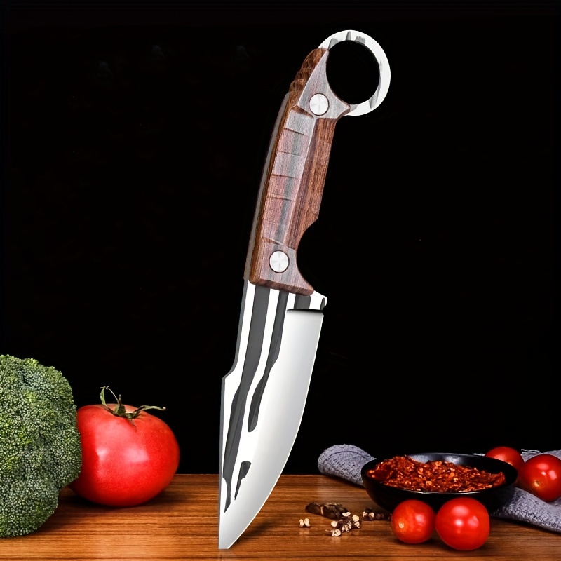 Stainless Steel Boning Knife Butcher Knife Professional Skinning Knife Beef  Cutting Knife Vegetable Oxford Bag Set Chefs Knife Outdoor Camping Picnic  Hiking, Kitchen Stuff Cookware Barbecue Tool Accessories - Temu