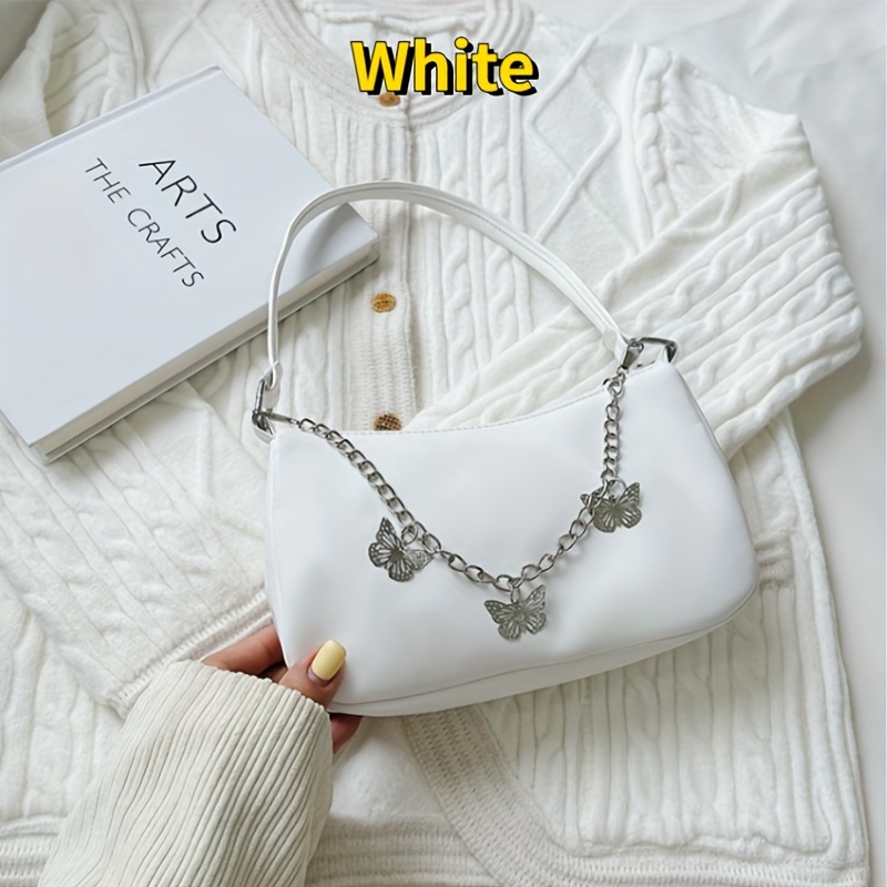 Ladies Fashion Butterfly Chain Decor Shoulder Bag