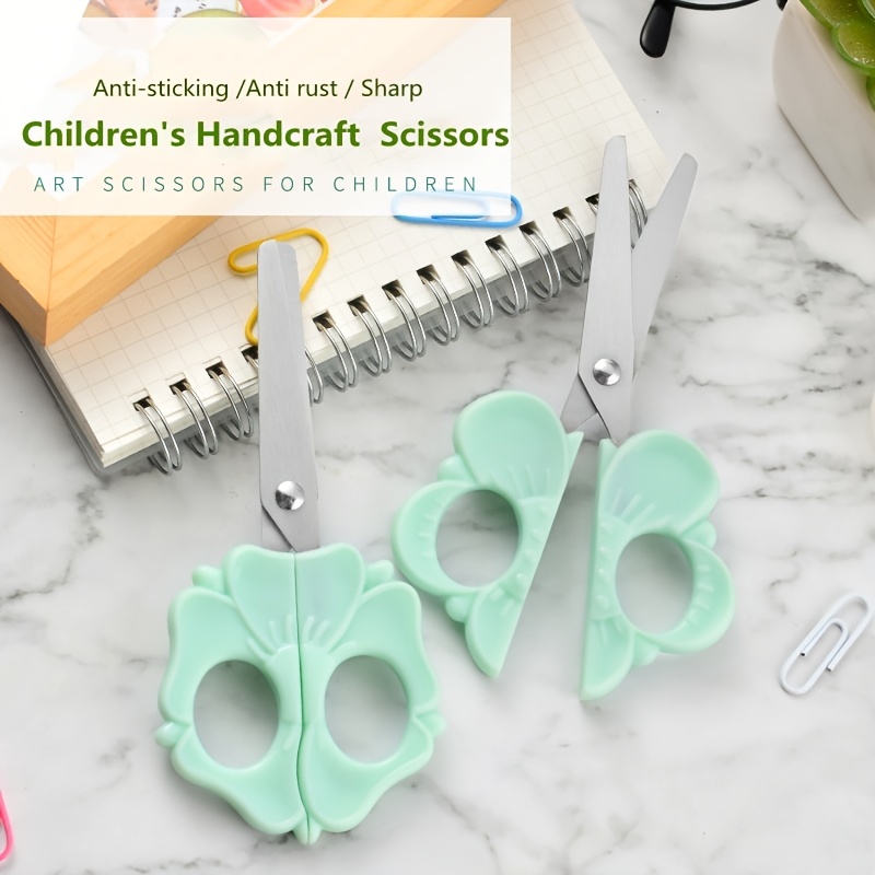 Children Scissors Cute Kawaii Rabbit School Scissors for DIY