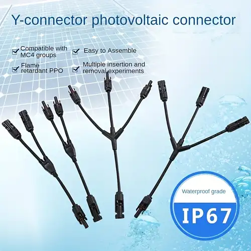 Câble pour panneau solaire - Paire de Câbles DC avec connecteurs type MC4