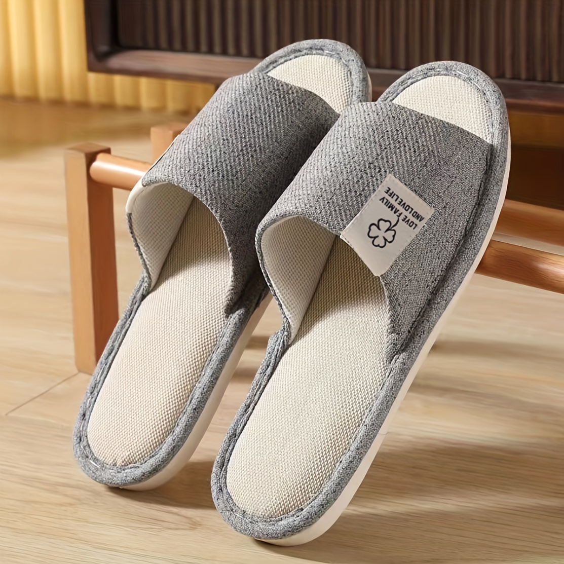 Soft sole indoor sales slippers