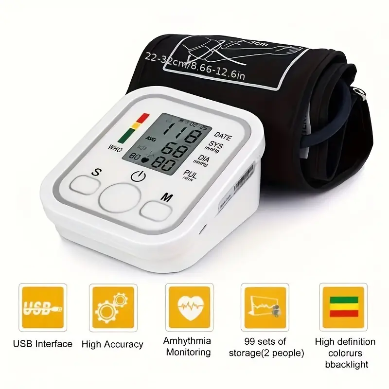 Blood Pressure Monitor Home Automatic Blood Pressure - Temu