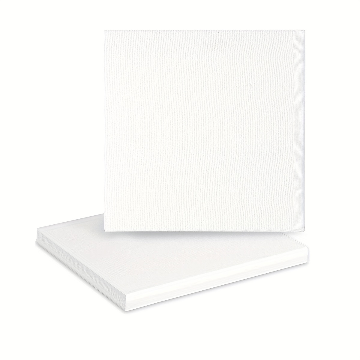 Stretched Canvas Blank Primed White Canvas Art Supplies For - Temu