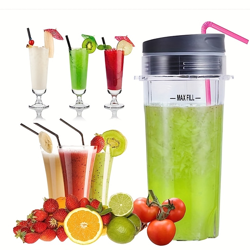 Blender Cup with Lid for Nutri Ninja, Single Serve Replacement Parts for  BL740/BL770/BL771/BL772/BL780/BL660/BL663/BL810 - AliExpress