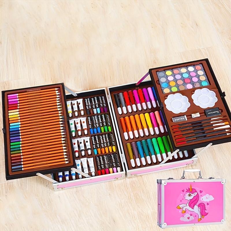 Art Set For Students Drawing Painting Art Kit With Portable - Temu