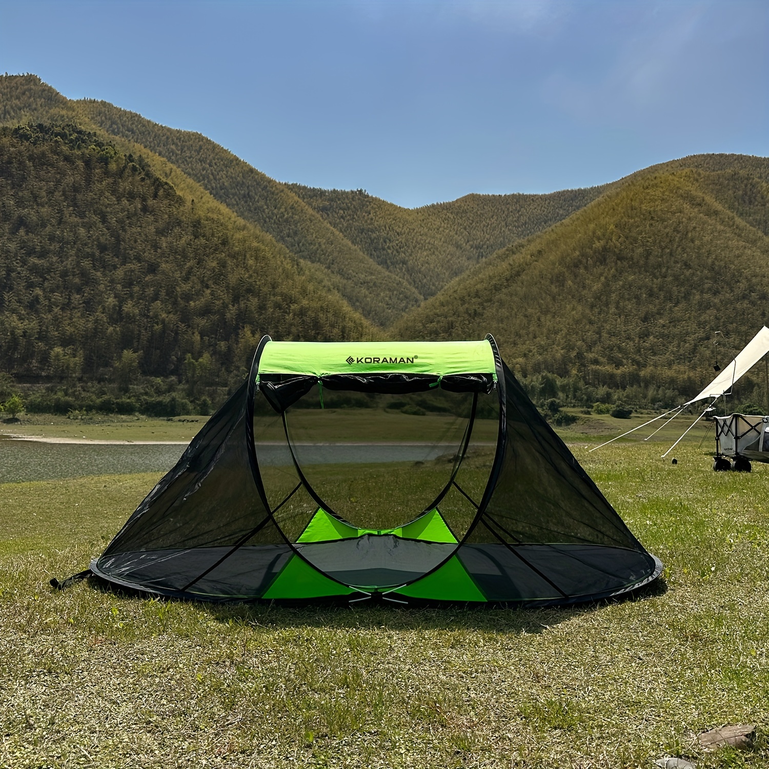 1pc Lightweight and Portable Camping Tent with Mosquito Net - Breathable  and Easy to Set Up