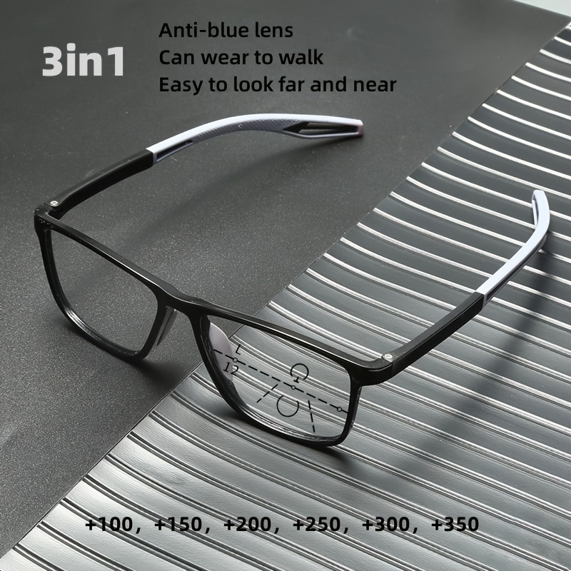Gafas de lectura con montura a la moda para hombre y mujer, lentes de alta  definición para presbicia, dioptrías + 1,0 + 1,5 + 2,0 + 2,5 + 3,0 + 3,5 +  4,0