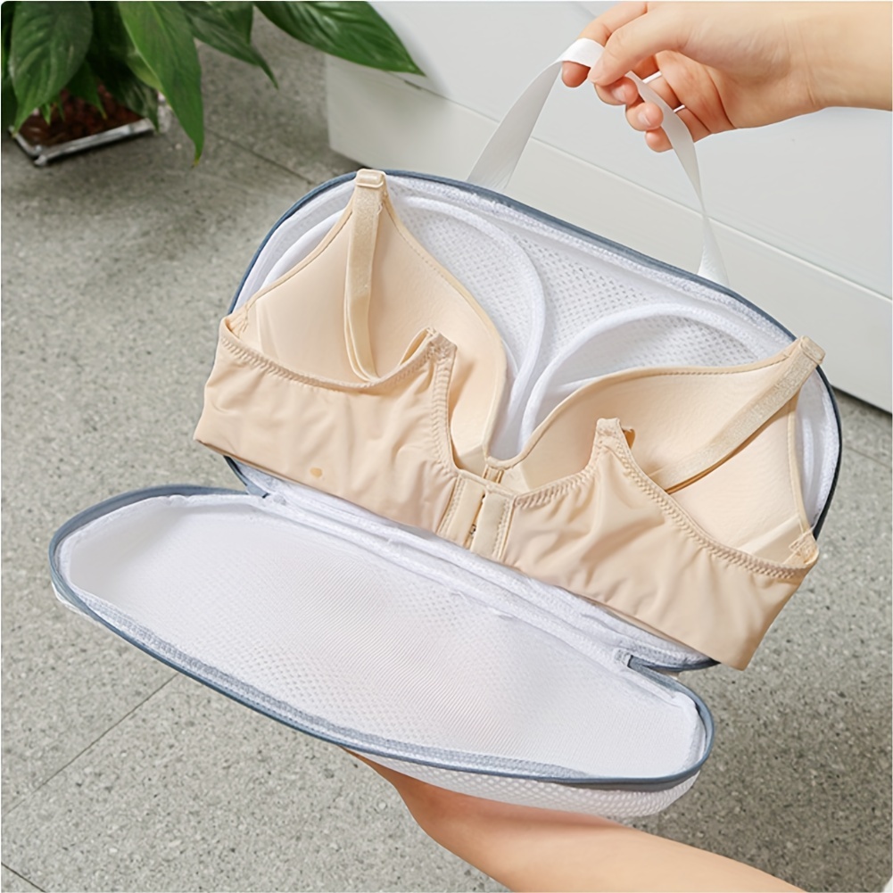 2pcs Bra Underwear Washing Bag, Mesh Laundry Bag For Delicates, Thickened  Washing Machine Bra Anti-deformation Anti-tangling Anti-hook Washing Bag