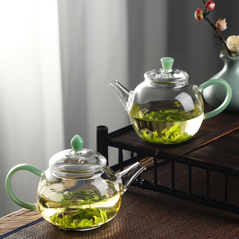 High Borosilicate Glass Teapot With Strainer Perfect For - Temu Italy