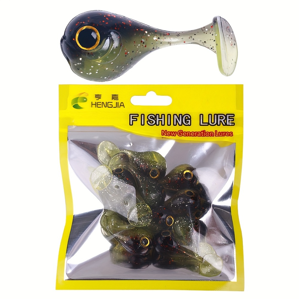 Bionic Soft Tadpoles Soft Creatures Rubber Fishing Lures - Temu