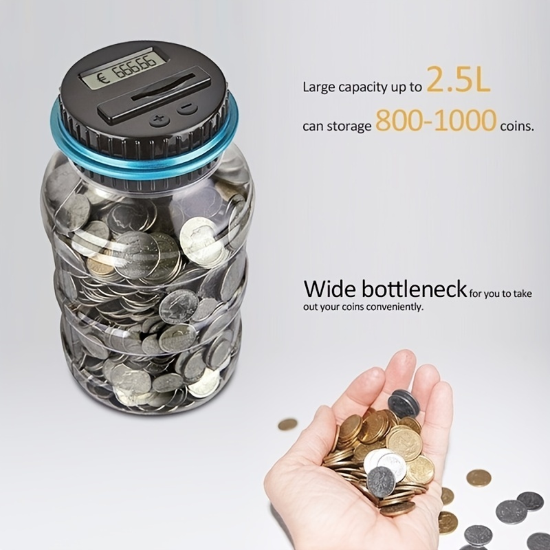 Elektronische Sparschwein Counter Coin Digital Lcd Zählen Münze