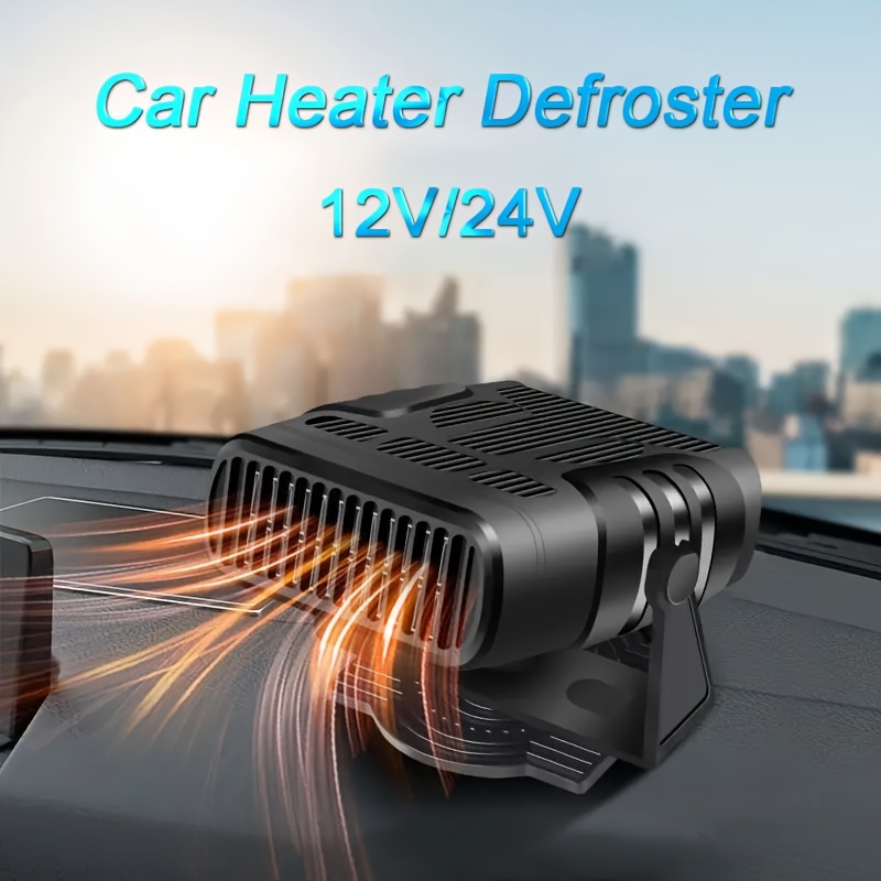 Calentador de invierno de 12V y 500W para coche, calefactor portátil  antiniebla para ventana, purificación de