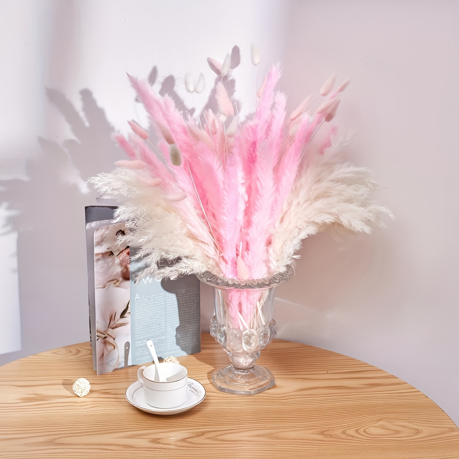 Fiori Secchi Decorativi,Decorazione di erba di pampa essiccata natural,65  Pezzi Bouquet di Pampas Grass Essiccato,Decorazione da Tavolo Boho,Erba di  Pampa Essiccata Naturale (65 pezzi) : : Casa e cucina