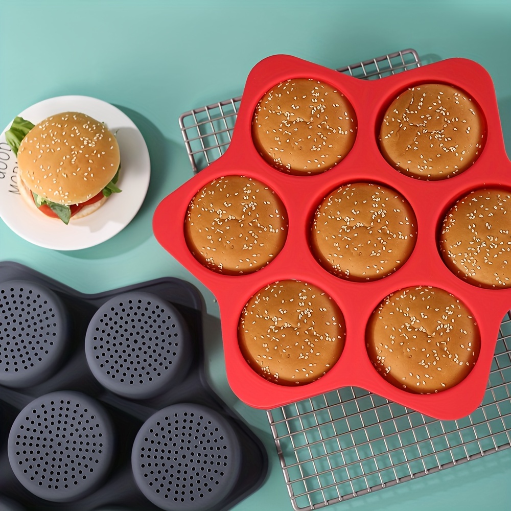 Muffin Top Pan, Silicone Muffin Top Baking Pans, Egg Sandwich Molds, For  Hamburger Bun, Mini Pie, Egg Muffin, Bpa Free - Temu