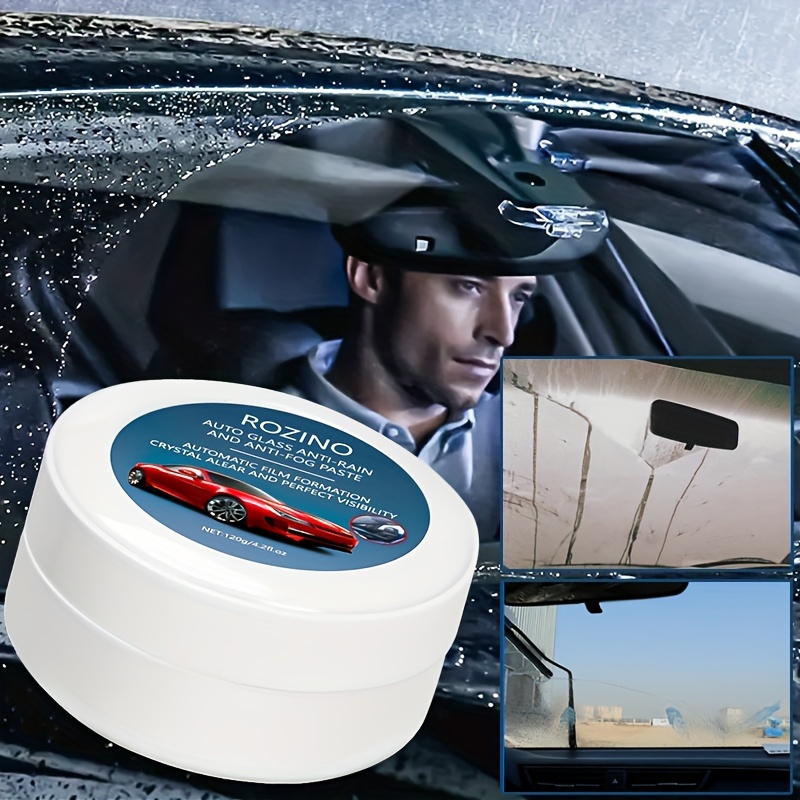 1pc 150g Auto Glass Oil Film Remover Front Windshield Cleaner Anti-Rain And  Anti-Fog Cleaning Oil Film
