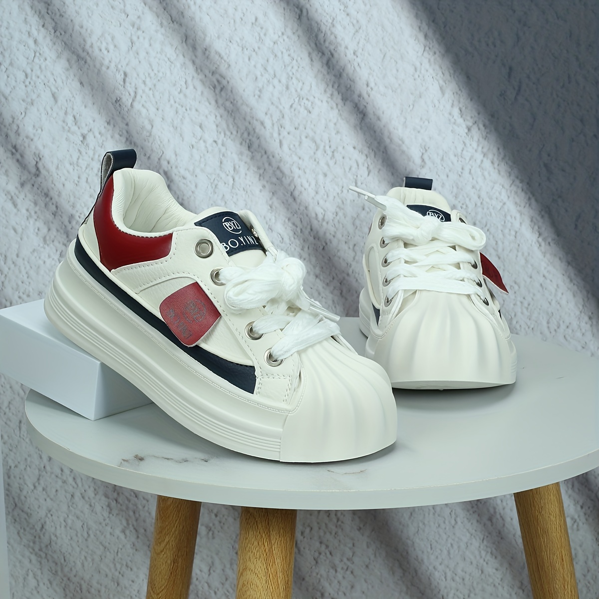 Red Shoes: High Top, Low Top & Platform Sneakers.