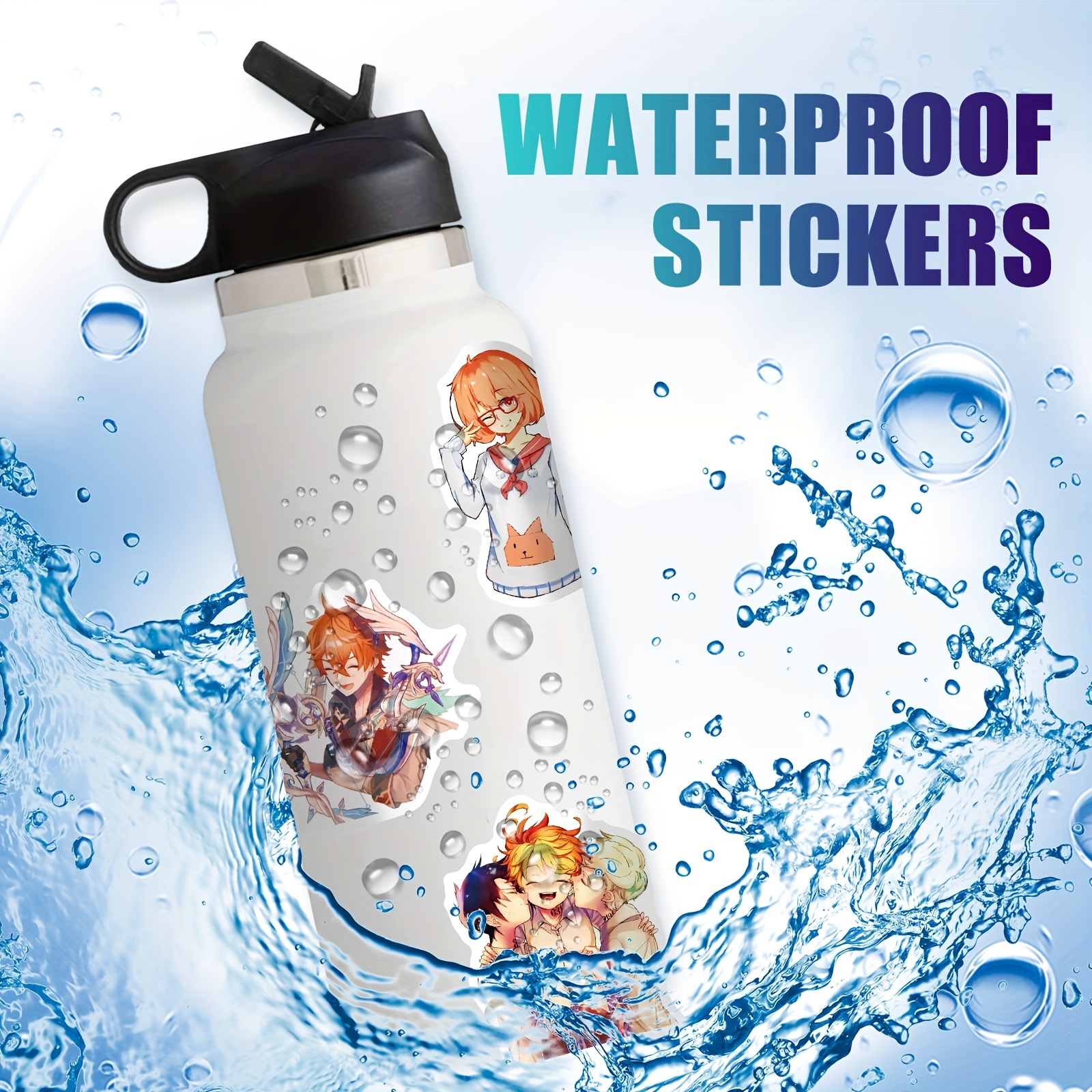 Wholesale 50pcs/bag Waterproof Vinyl Cute Laptop Cup Water Bottle Stickers  Mixed Main Girl Characters Anime Girls Sticker From m.alibaba.com