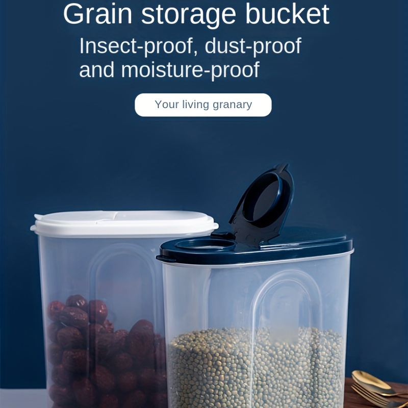 Rice Bucket Large Capacity Cereal Container Moisture proof - Temu