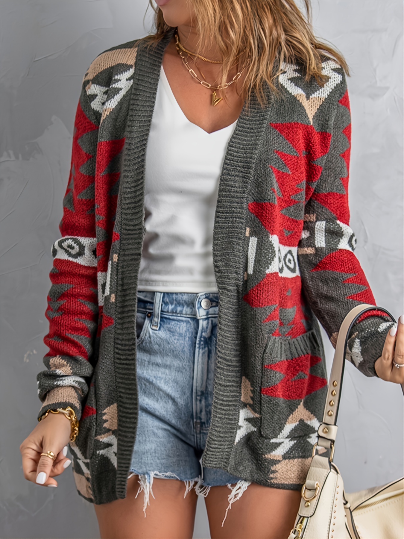 Buffalo print clearance cardigan