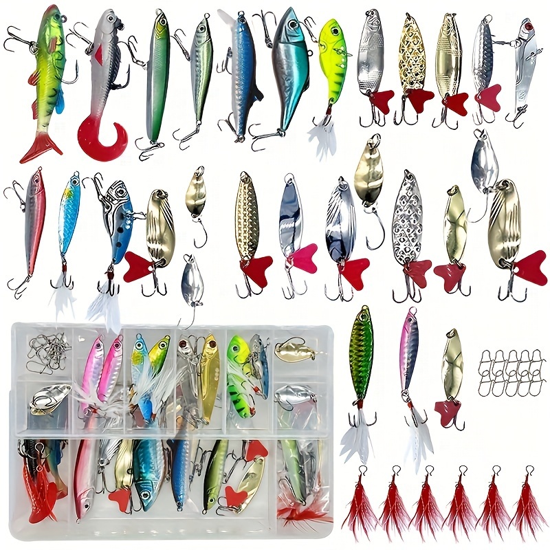 Krouterebs Lucky Lures Fishing Bait Shop Fishing Tackle - Temu