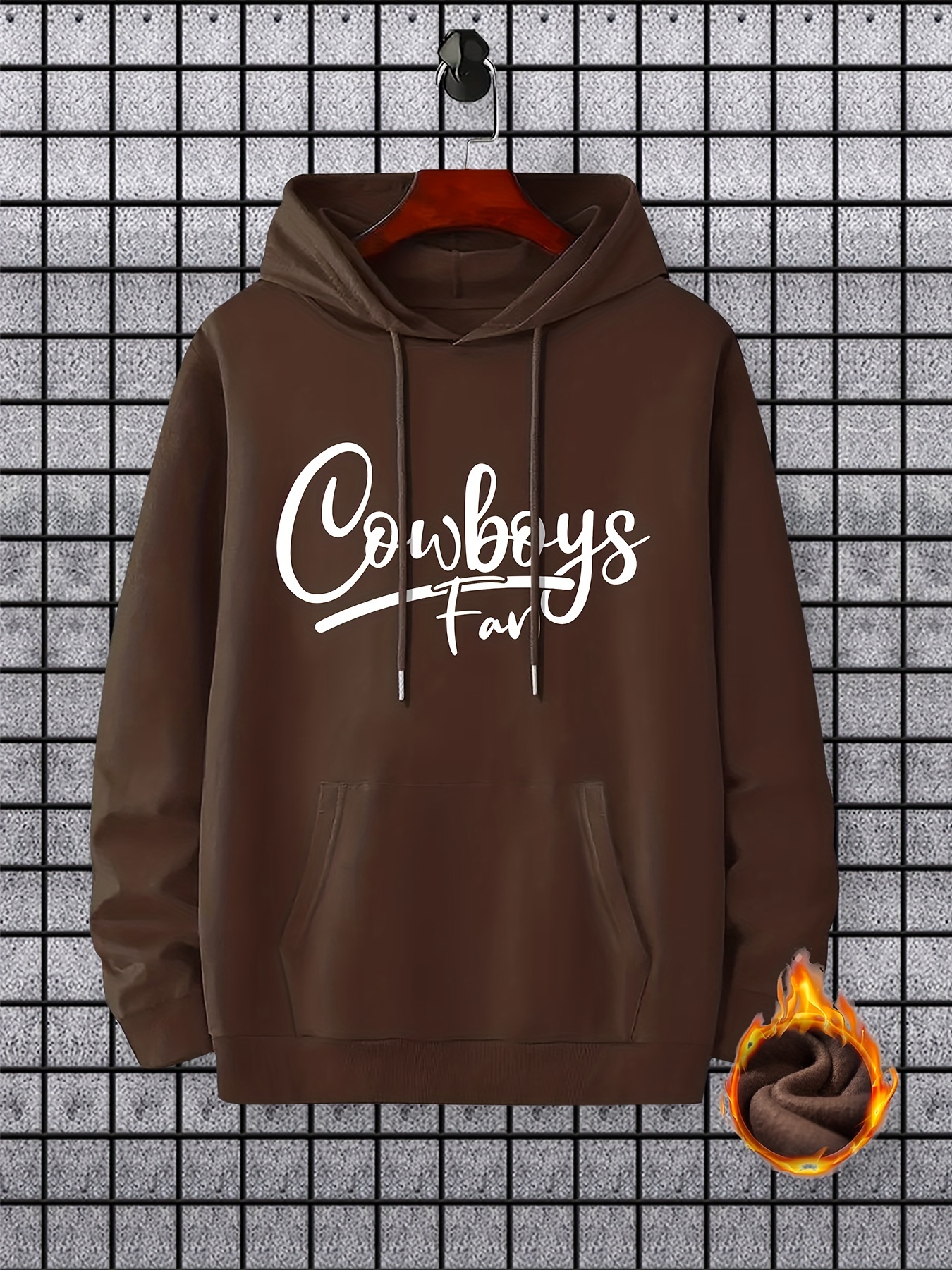 Cowboy Hat Print Hoodie, Cool Hoodies For Men, Men's Casual Graphic Design  Pullover Hooded Sweatshirt With Kangaroo Pocket Streetwear For Winter Fall,  As Gifts - Temu