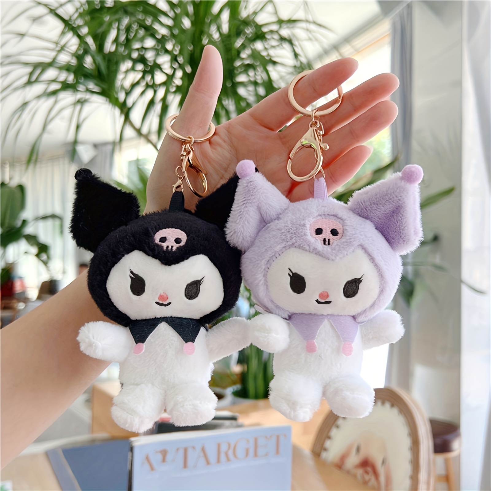 Cute Tiny Teddy Bear Keychain For Women Men Cartoon Anime Animal Key Chain  On Bag Car Trinket Jewelry Wedding Party Girls Gift