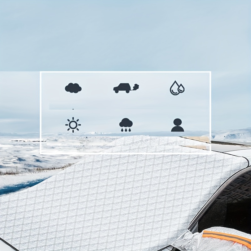 1pc 9 Magnete Auto Schneeschild Frontscheibe Sonnenschutz - Temu