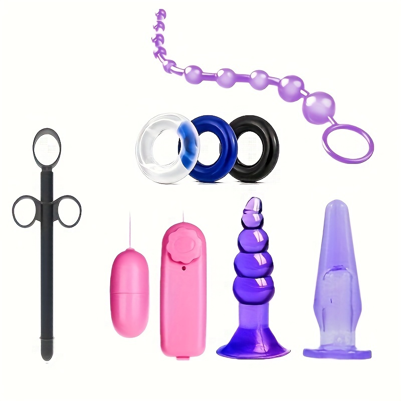 Pull Beads Anal Plug Set Anal Plug Dildo Penis Ring Bullet - Temu