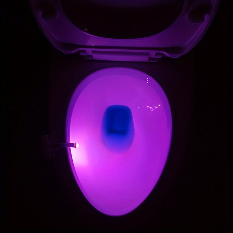 Dww-lot De 4 Lampe Toilette Veilleuse Capteur De Lumire Pir Motion Sensor  Clairage Changeant De Couleur Impermable L'eau 16 Couleurs Led Veilleuse De