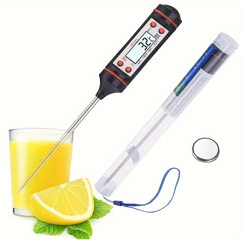 Kitchen Thermometer, Food Pen Probe Thermometer, Food Thermometer, Instant  Read Meat Thermometer, Baking Thermometer, Digital Thermometer With Super  Long Probe For Grill Candy Kitchen Bbq Smoker Oven Oil Milk Yogurt, Kitchen  Accessaries 