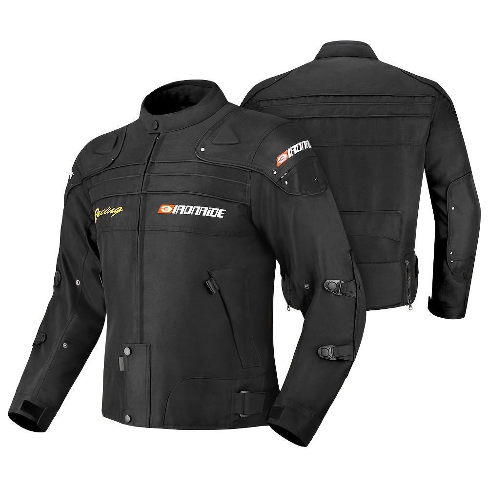 HEROBIKER 4 Seasons Motorcycle Jacket Men Waterproof Chaqueta Moto Hombre  Motorbike Riding Jacket Clothing Protective Gear Black