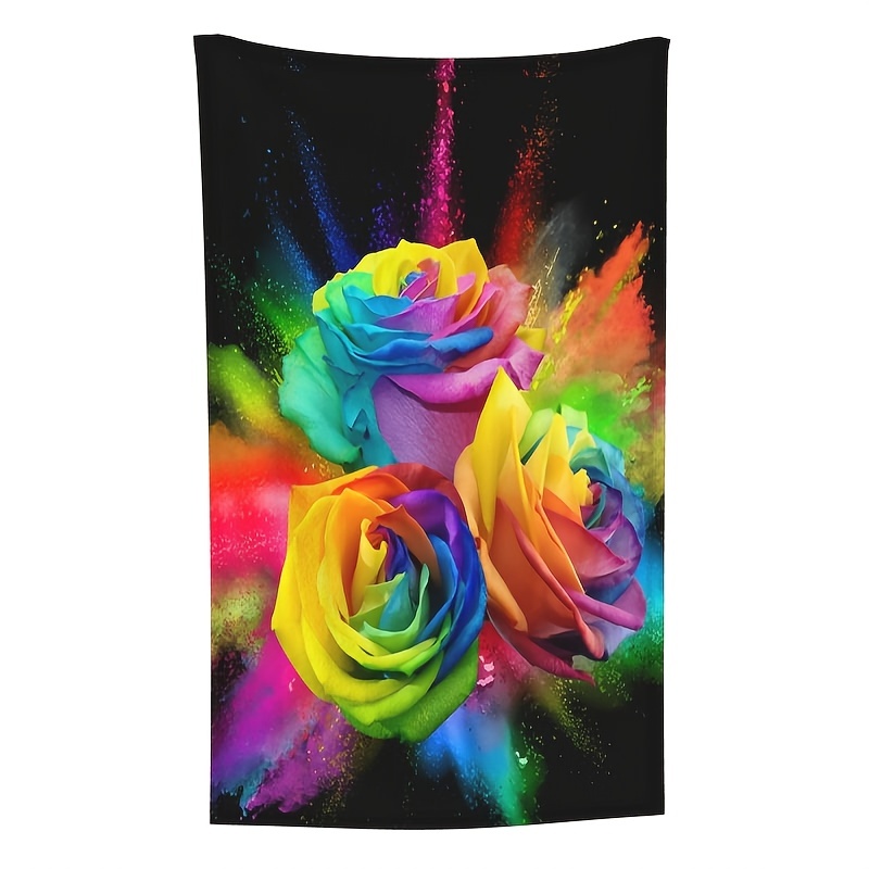 Manta Con Estampado De Oro Rosa Rubor, Suave