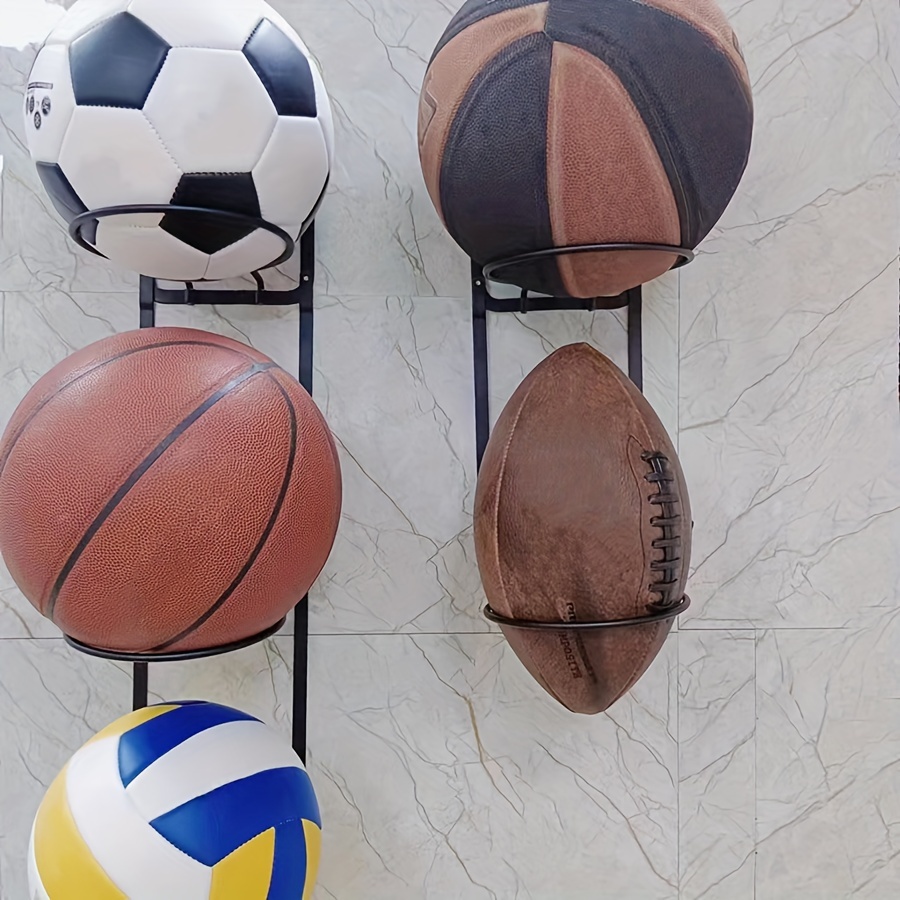 Wall Mounted Removable Rugby Storage Rack