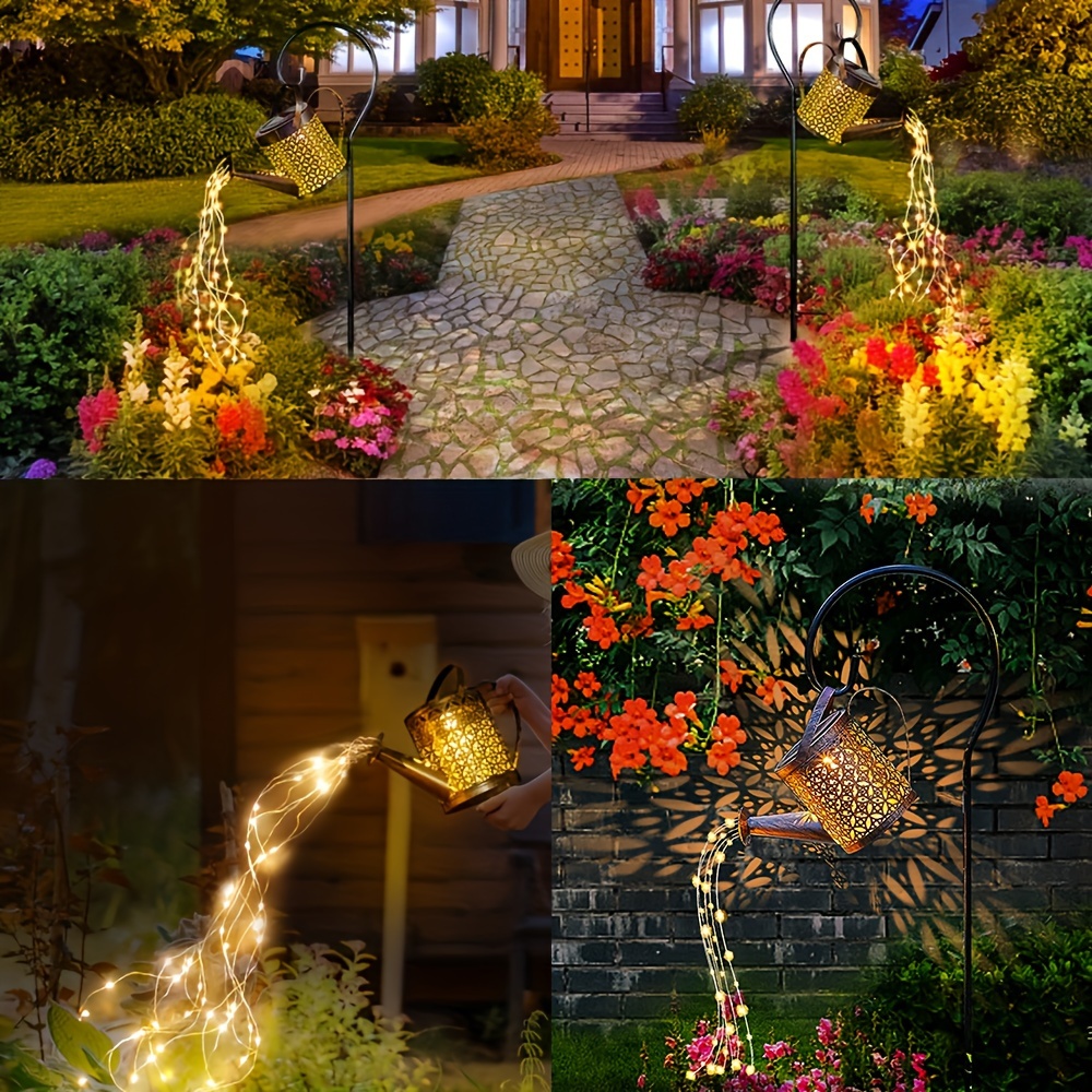 Lumières décoratives solaires de jardin extérieur, lumières de