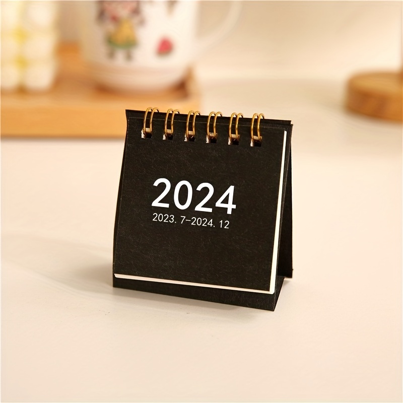 NUOBESTY Calendrier De Table 2024 Calendrier Des Notes Mini-calendrier  2023-2024 Mini Calendrier De Bureau Calendrier De Bureau Calendrier Mémo