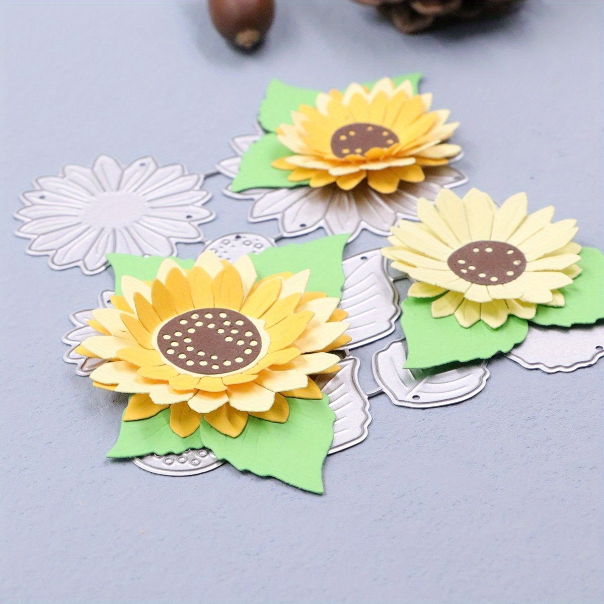 Flower Series Metal Cutting Dies For Card Making ：flowers - Temu