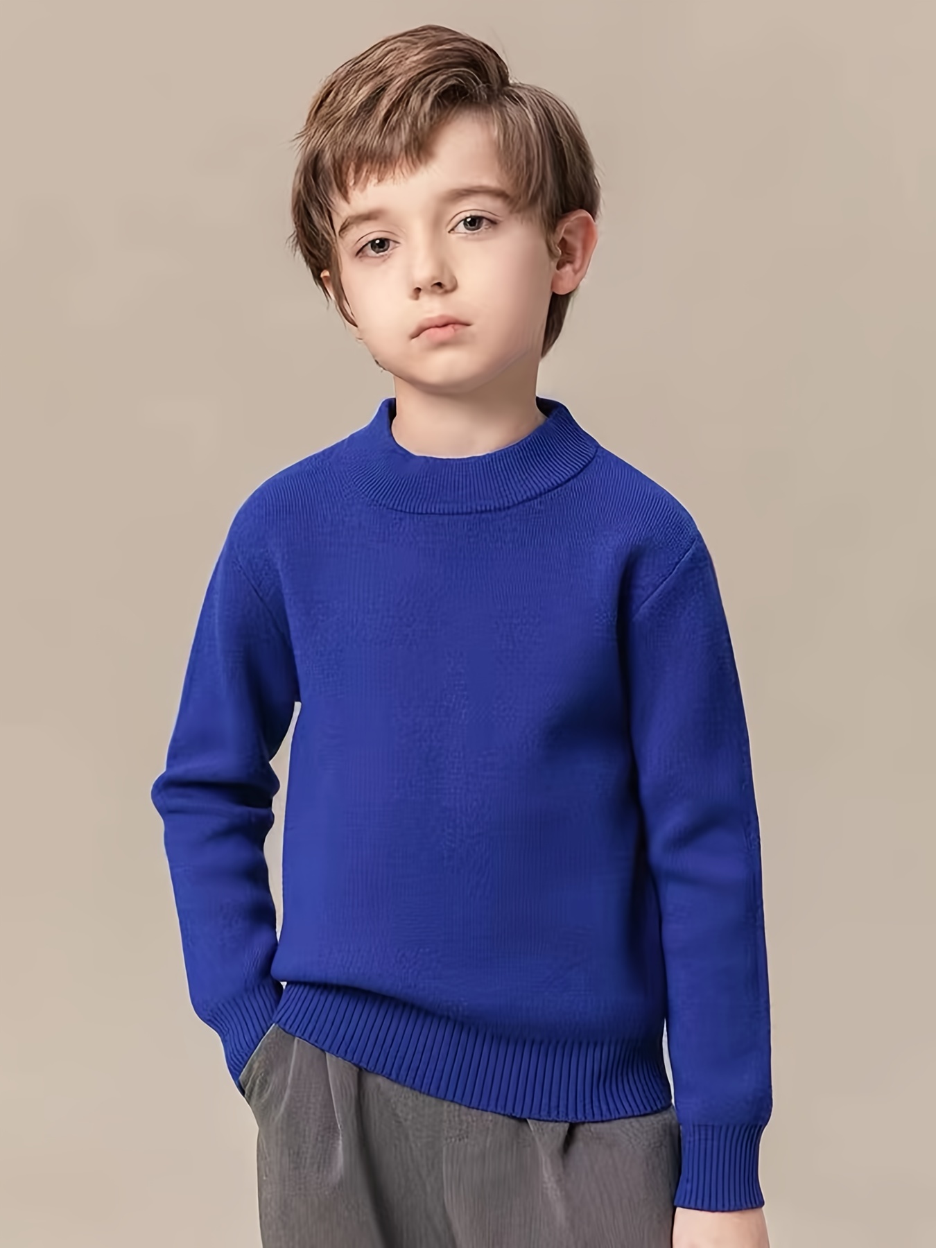 Boys crew neck discount jumper