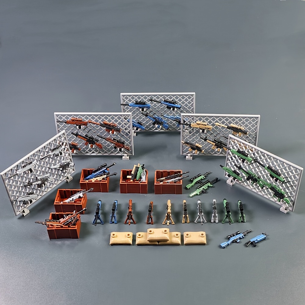 Blocs de construction Pistolet mitrailleur Desert Eagle Revolver Blocs de  construction Compatible avec Lego Model Boy Educational Toy Gun