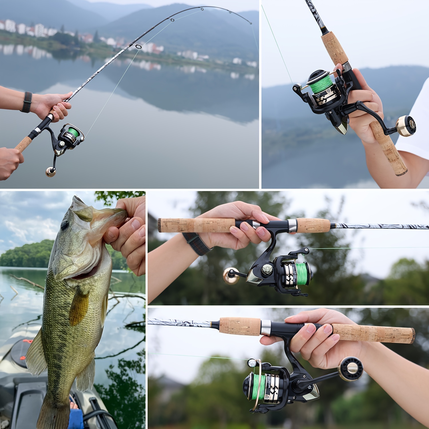 Buy Sougayilang Spinning Fishing Rod and Reel Combos Portable Telescopic Fishing  Pole Spinning reels for Travel Saltwater Freshwater Fishing Online at  desertcartSeychelles