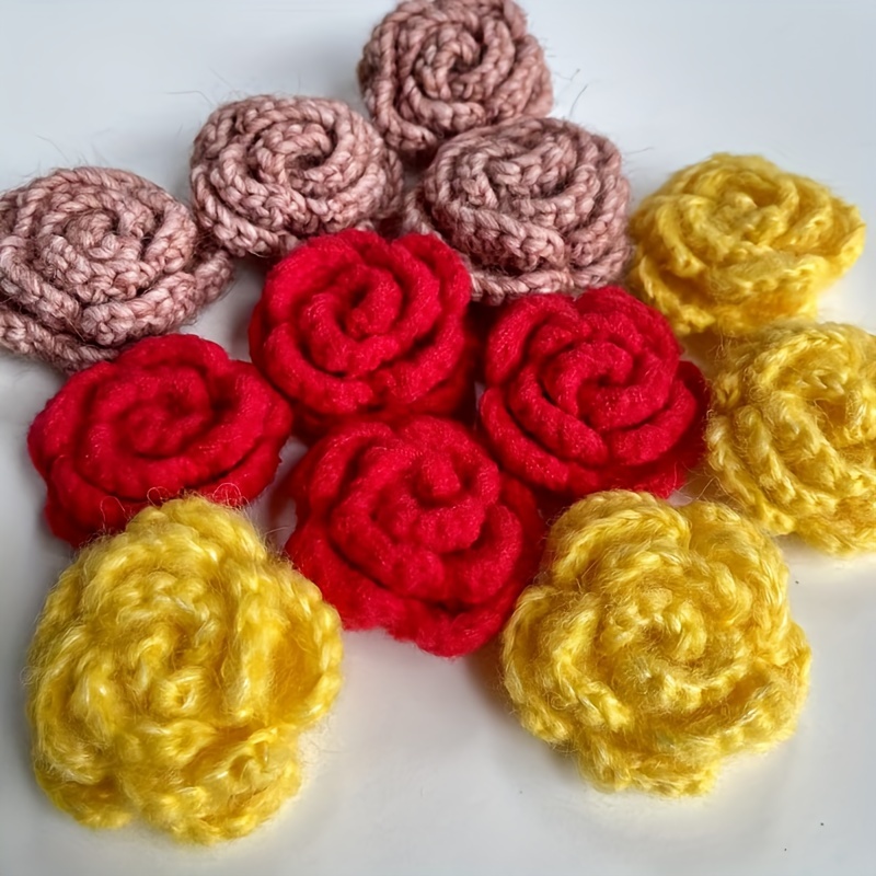 Wool Flower Pin Pattern